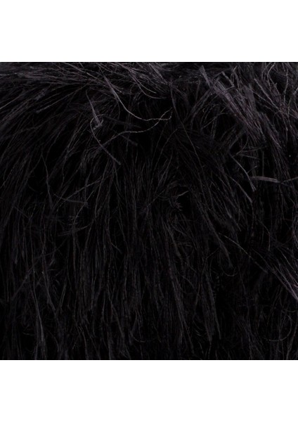 Büro Ev Ofis Hobi Dikiş Atölyesi Için Tavşan Tüyü Siyah El Örgü Ipi