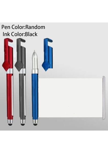 1pc Siyah Jel Kalem Geri Çekilebilir Boş Kaydırma Abs ve Kaplamalı Kağıt Tükenmez Kalem Kırtasiye Çekme Kağıt Topa Kalem Çalışması: 1 (Yurt Dışından)