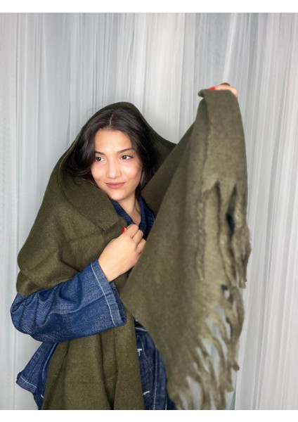 Püsküllü Geniş Makarna Şal & Atkı modelleri