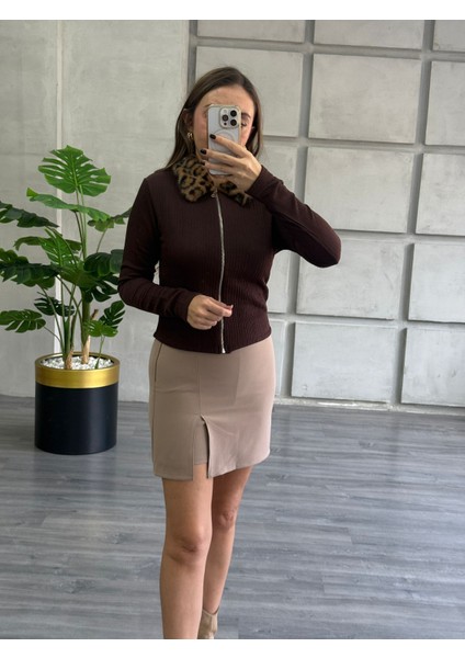 Yırtmaçlı Şort Astarlı Etek fiyatları