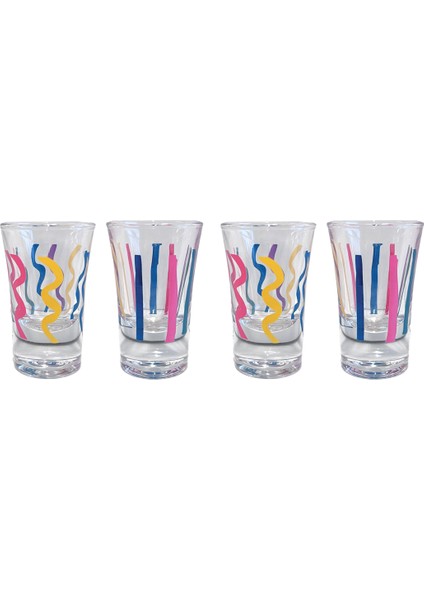 Confetti 4'lü Shot Bardağı Seti 34 cc