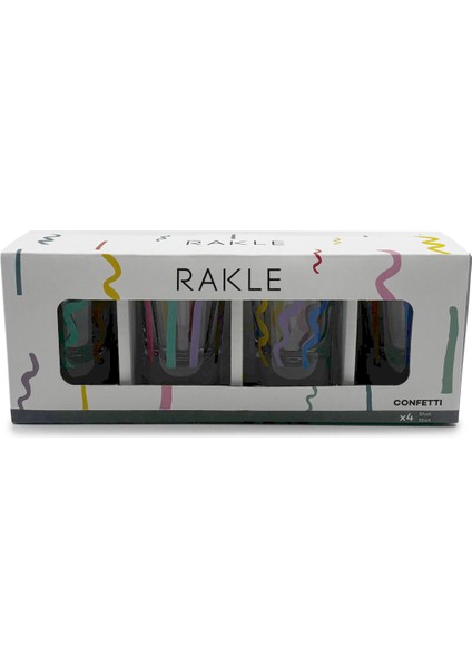 Confetti 4'lü Shot Bardağı Seti 34 cc modelleri