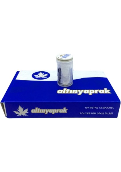 12 Parça Beyaz 100 mt Dikiş Iplik (5324)