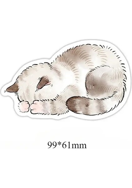 30 Sayfa Sevimli Çizgi Film Hayvan Not Pedleri Yapışkan Notlar Güzel Panda Kedi Öğrenci Öğretmeni Okul Kırtasiye Renk: Kedi (Yurt Dışından)