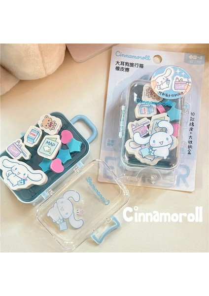 Kawaii Çizgi Film Silgisi Seti Sevimli Cinnamoroll Kuromi Melodi Kalem Silgisi Kırtasiye Öğrenci Okul Malzemeleri Çocuk Hediyeleri Renk: Cinnamoroll (Yurt Dışından)