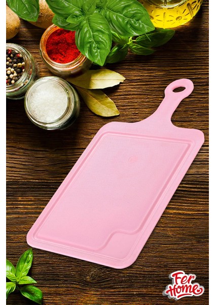 Kesme Tahtası Kaydırmaz Plastik Kesme Sunum Tahtası Pratik Kesim Panosu 165X315 mm ROYALEKS-FR-105