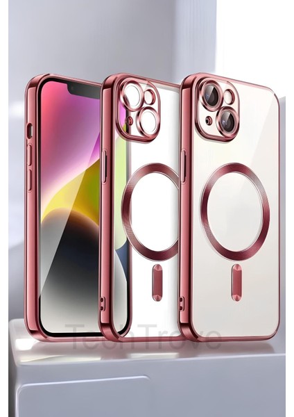 iPhone 13 Kılıf Kamera Korumalı Sararma Yapmaz Magsafe Şarj Özellikli A++ Kalite Kapak