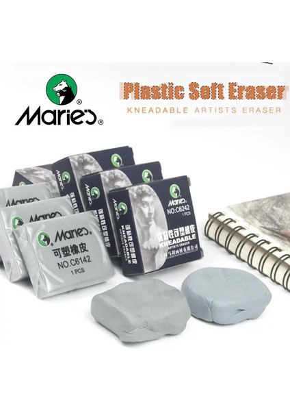 1/3/5pcs Plastikin Silgi Forsketching And Drawing Art Vurgu Öğrenci Softeraser Boyama Tasarım Plastik Kırminal Renk: 5 Pcs (Yurt Dışından)