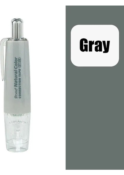 Dalı Pres Türü Düzeltme Bant Kalem Şekli Renkli Düzeltici Değiştirilebilir Çekirdek Değiştirilmiş Araçlar Okul Ofis Renkleri: Gri (Yurt Dışından)