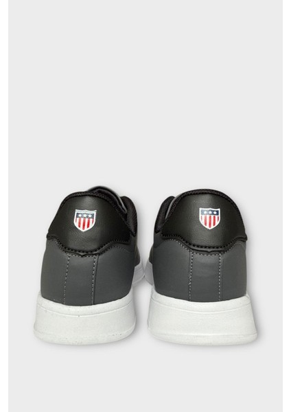 Unisex Sneakers Günlük Spor Ayakkabı Füme - Siyah