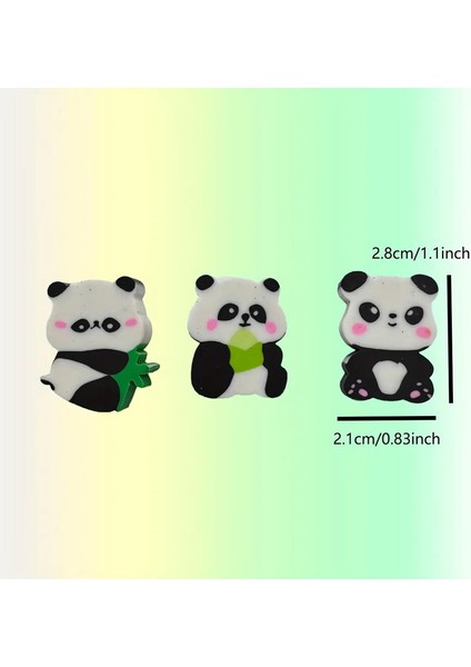30 Adet Sevimli Panda Silgileri Yaratıcı Yumuşak Kawaii Okul Ödülleri Tatil Hediyeleri Eğitim Ofis Çalışması Kırtasiye Malzemeleri Malzemeleri: 30 Adet Karıştırın (Yurt Dışından)