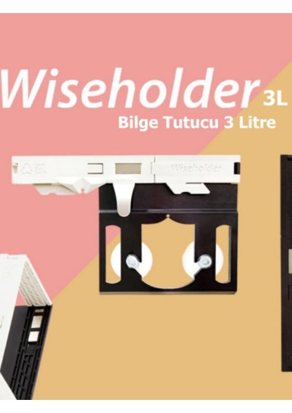 Çevre Dostu ve Mıknatıslı Kokuyu Hapseden Pratik Çöp Tutucu Aleti Siyah Renk - 3 lt fırsatları