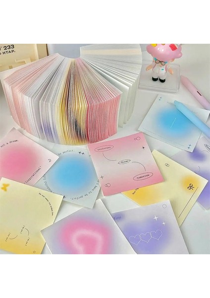 Öğrenci Büyük Kapasiteli Nota Dekoratif Scrapbooking Mesaj Notları Yırtılabilir El Hesabı Kontrol Listesi Ofis Aksesuarları Renk: Mektup (Yurt Dışından)