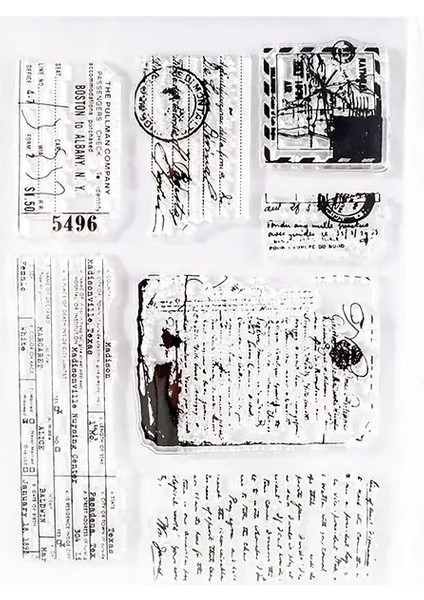 Butterfly Ayrılır Ay Dekorasyon Damgası Silikon Şeffaf Kauçuk Pullar Scrapbooking Kırtasiyesi Için Dıy Vintage Standart Conta Renk: 4 (Yurt Dışından)