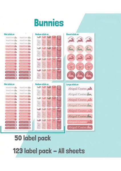 50 123 Pcs Kendi Yapılıcı Adı Etiketler Okul Adı Çıkarmalar Çocuk Giyim Adı Etiketler Pembe Adı Labelscolor: Fairy 50PCS (Yurt Dışından)