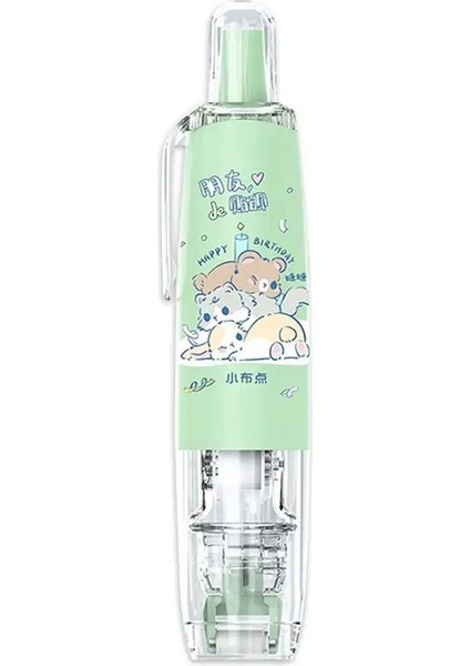 1pcs Press-On Press-On Karikatür Kalem Tarzı Nokta Tutkal Bant Defter Malzemeleri Çalışma Sınav Kırtasiye Düzeltme Bandı Çift Taraflı Yapışkan Bant Rengi: Yeşil (Yurt Dışından)