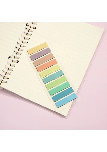 Eğlence Için 200 Sayfa Şeffaf Renkli Dizin Çıkartmaları Memo Pad Office Okul Kırtasiye Kendi Yapışkan Sticker Sticky Not Pedler Renk: Stil - E (Yurt Dışından)