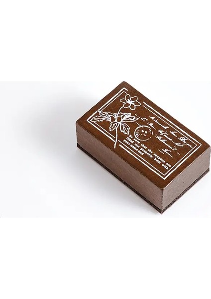 Yoofun 1 Pc/tasarımda Time Serisi Vintage Ahşap Kauçuk Damla Dıy Scrapbooking Dekorasyon Gazetecilik Kolaj Kırtasiye Renk: E (Yurt Dışından)