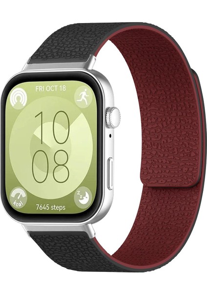 Huawei Watch Fit4 / Fit4 Pro / Fit3 Için Silikon Kayış (Yurt Dışından)