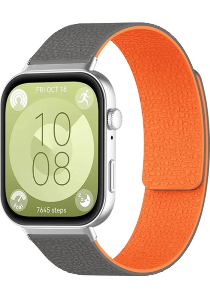 Huawei Watch Fit4 / Fit4 Pro / Fit3 Için Silikon Kayış (Yurt Dışından)