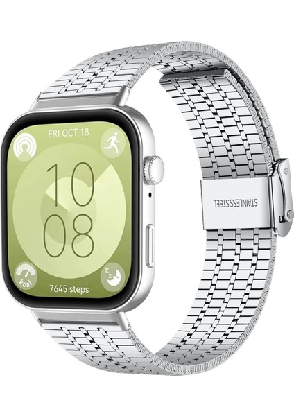 Huawei Watch Fit4 Pro / Fit4 / Fit3 Için Metal Kayış (Yurt Dışından)