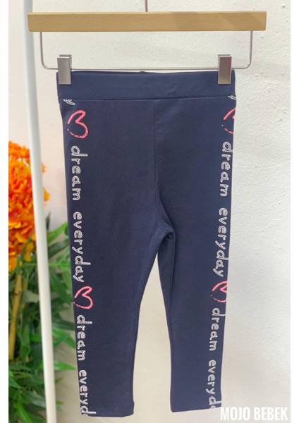 Kız Çocuk Yanları Yazı Detaylı Tayt 51072 fırsatları