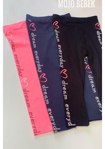 Kız Çocuk Yanları Yazı Detaylı Tayt 51072 indirimleri