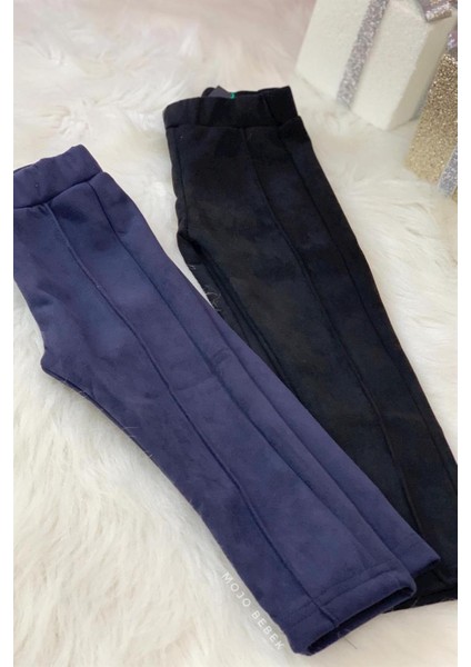 Kız Çocuk Süet Tayt C1158 Lacivert modelleri