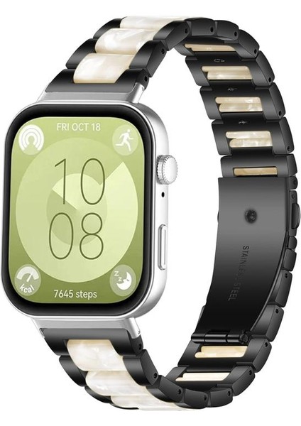 Huawei Watch Fit4 / Fit4 Pro / Fit3 Için Metal Reçine Kayış (Yurt Dışından) fiyatları