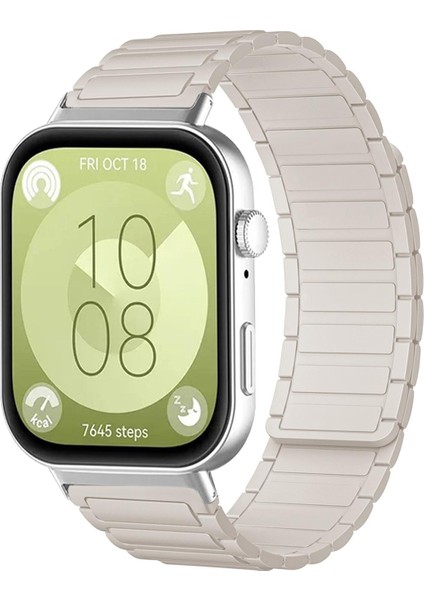 Huawei Watch Fit4 / Fit4 Pro / Fit3 Için Silikon Saat Kayışı (Yurt Dışından)