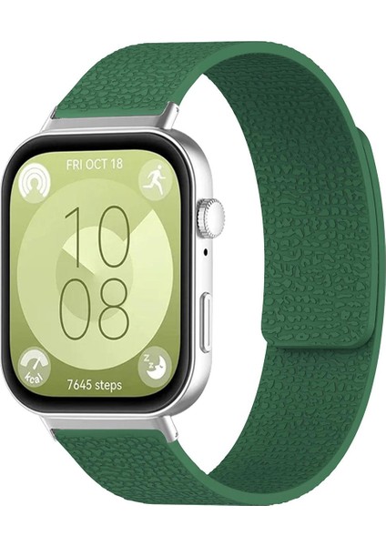 Huawei Watch Fit4 / Fit4 Pro / Fit3 Için Silikon Kayış (Yurt Dışından)