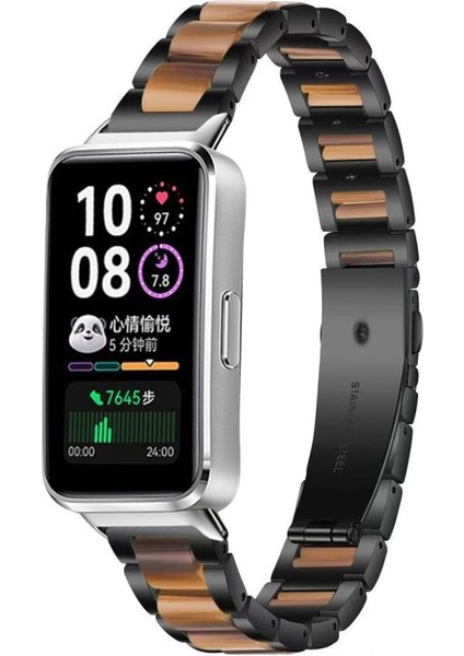 Huawei Band 10 / 9 / 8 Için Metal Reçine Kayış (Yurt Dışından) fiyatları