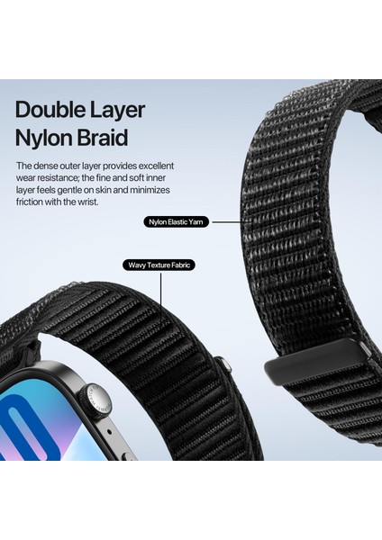 Huawei Watch Fit 3 / Fit 4 / Fit 4 Pro Için Naylon Dokuma Kayış (Yurt Dışından) indirimleri