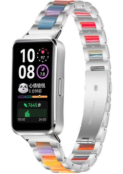 Huawei Band 10 / 9 / 8 Için Metal Reçine Kayış (Yurt Dışından) fiyatları