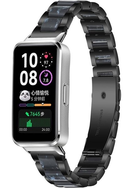 Huawei Band 10 / 9 / 8 Için Metal Reçine Kayış (Yurt Dışından) fiyatları