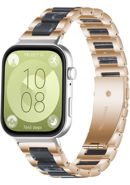 Huawei Watch Fit4 / Fit4 Pro / Fit3 Için Metal Reçine Kayış (Yurt Dışından) fiyatları