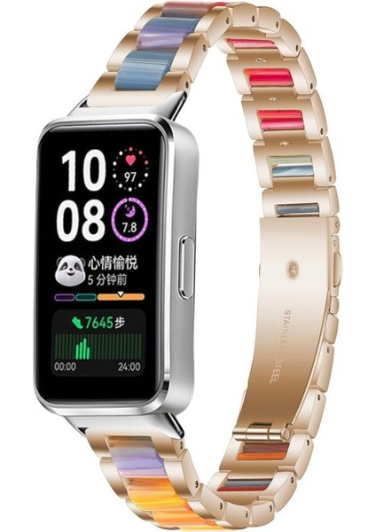 Huawei Band 10 / 9 / 8 Için Metal Reçine Kayış (Yurt Dışından) fiyatları