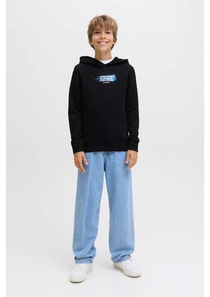 Jcocondor Sweat Hood Fst Siyah Erkek Çocuk Sweatshirt