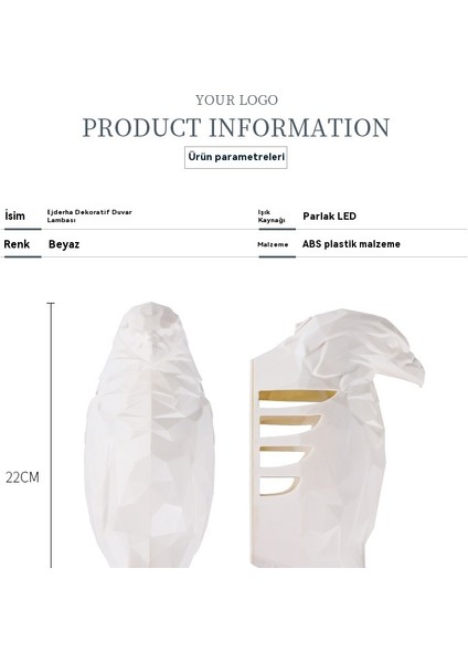 Kartal Duvar Işıklı Kanat Projektör Lambası Duvar (Yurt Dışından) indirimleri