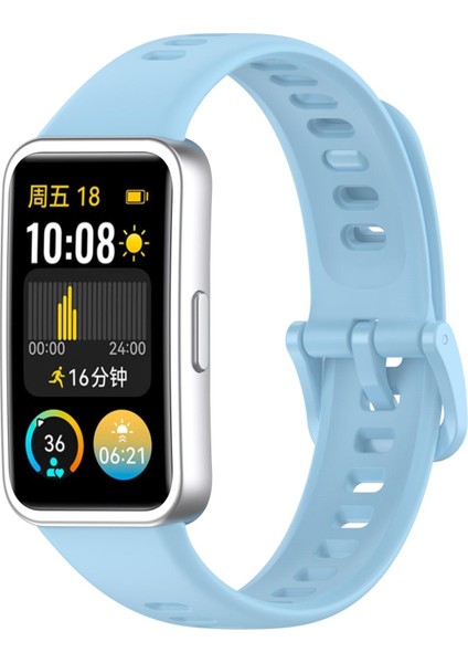 Huawei Band 10 / 9 / 8 Için Renkli Tokalı Silikon Kayış (Yurt Dışından)