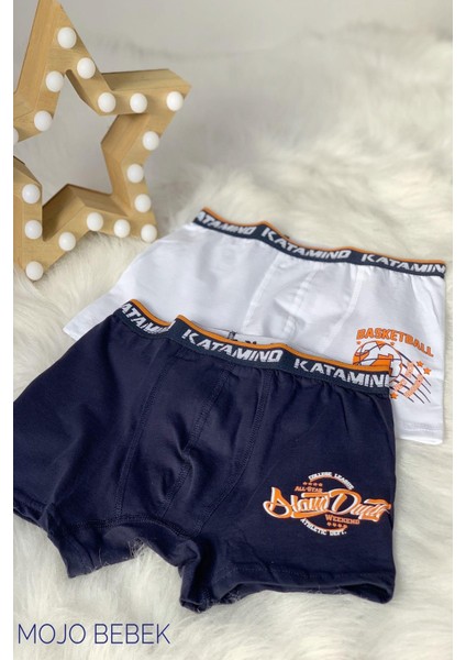 Erkek Çocuk 2'Lİ Boxer Set K128233 Beyaz indirimleri