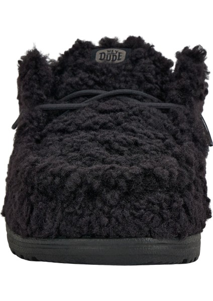 Yün Siyah Erkek Günlük Ayakkabı Wally Slipper indirimleri