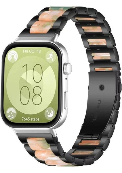 Huawei Watch Fit4 / Fit4 Pro / Fit3 Için Metal Reçine Kayış (Yurt Dışından) fiyatları