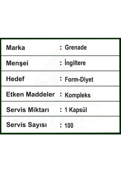 Thermo Detonator 100 Kapsül modelleri