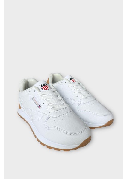 Unisex Ortopedik Günlük Yürüyüş Koşu Sneaker Spor Ayakkabı Beyaz - Taba modelleri