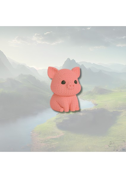 Örgü Desenli Yarasa Anahtarlık – Halloween Cadılar Bayramı Temalı, Mor