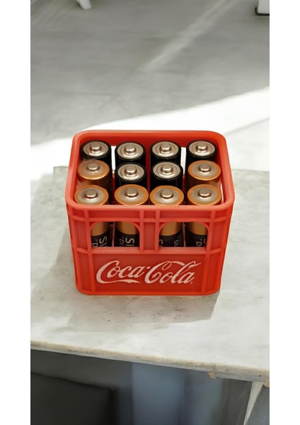 Kola Kasası Tasarımlı Aa Pil Düzenleyici Minyatür Organizer