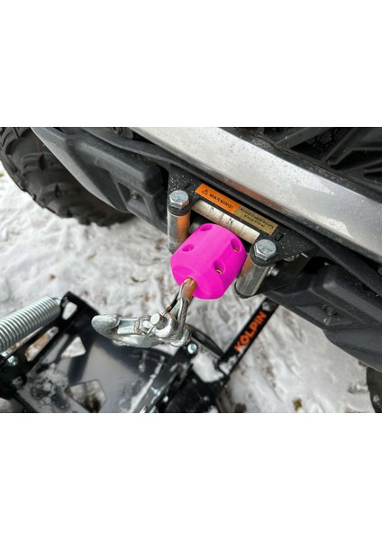 Atv Uyumlu Utv Vinç Takozu Stoper Takoz Sabitleme Pembe