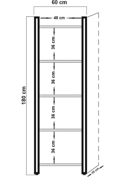 Cosmo Penta Kitaplık Atlantik fırsatları
