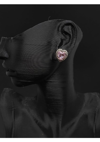 Kalp Model Çok Renkli Küpe modelleri